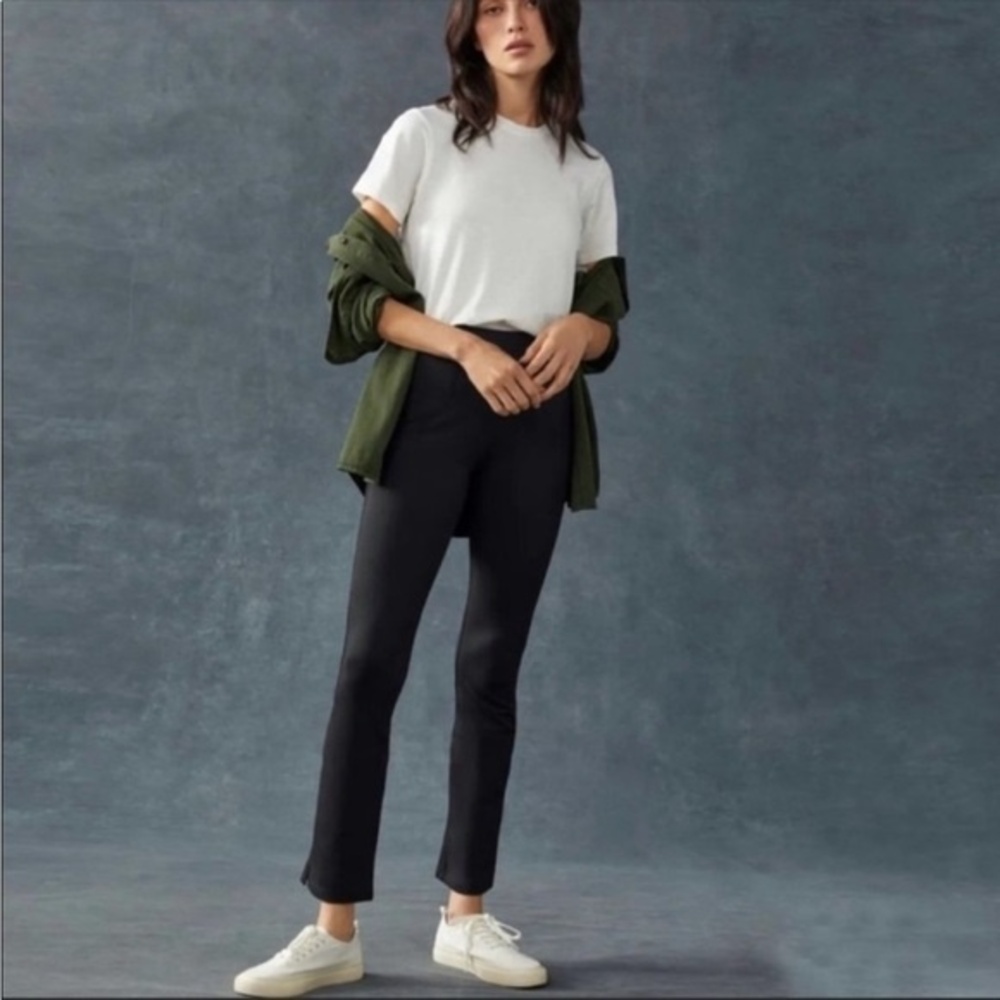 American Giant No-BS Kick Flare Pants in Black 8